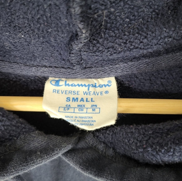 Champion Cropped Hoodie Sweatshirt Small - Picture 2 of 5